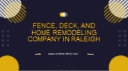 YOUR RELIABLE WOOD FENCE COMPANY IN RALEIGH, NC