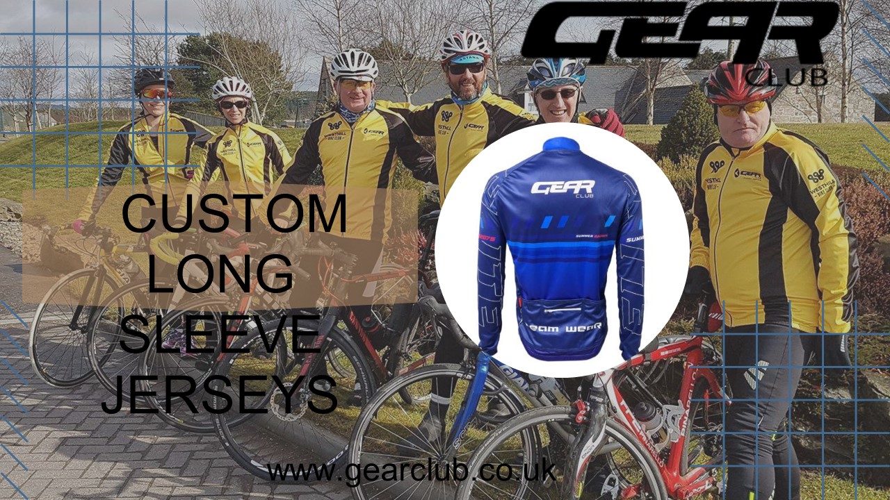 Get your Custom Long Sleeve Jerseys at Gear Club