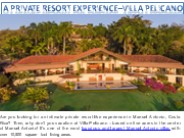 A Private Resort Experience–Villa Pelicano