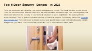 Top 5 Door Security Devices In 2023