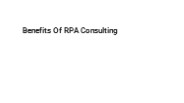RPA Benefits