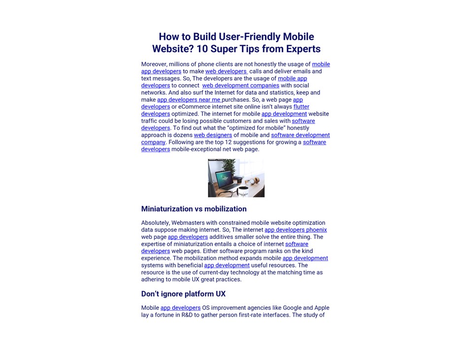 How to Build User-Friendly Mobile Website? 10 Super Tips from Experts
