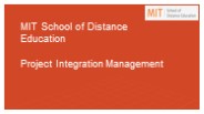 Project Integration Management