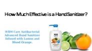How Much Effective is a Hand Sanitizer?