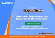 Electrical Engineering Lab Equipments Manufacturers