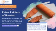 Best Prime Painters  of Houston in TX