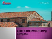 Local Residential Roofing Company