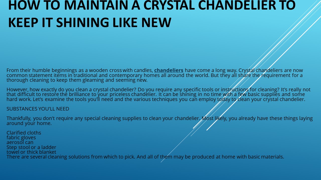 The best chandelier shops in Mumbai