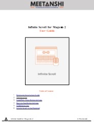 Magento 2 Infinite Scroll