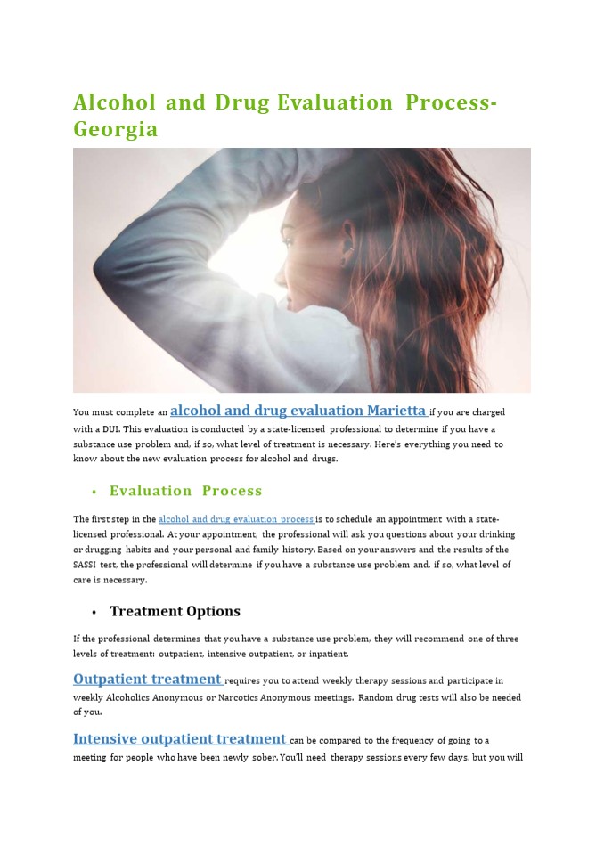 PPT Alcohol and Drug Evaluation PowerPoint