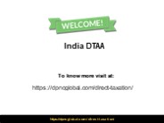 India DTAA