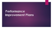 performance improvement plan example software developer