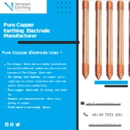 Pure Copper Earthing Electrode | lightning arrester | GI Earthing Electrodes |- Veraizen Earthing