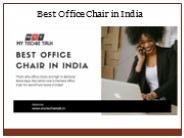 Best Office Chair in India