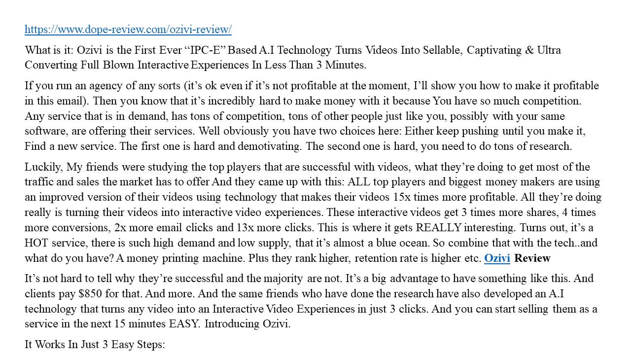 presentation player overlay