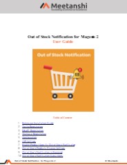 Magento 2 Out of Stock Notification