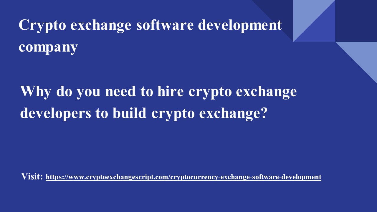 Why do you need to hire crypto exchange developers to build crypto exchange?
