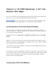 DLF One Midtown Delhi Project Details