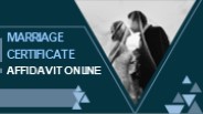 How to create Affidavit For Marriage Certificate Online?