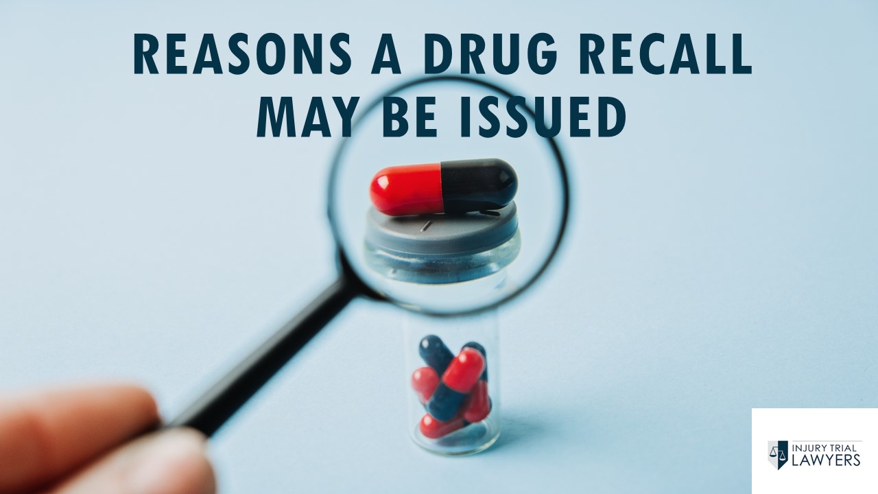 PPT Reasons a drug recall may be issued PowerPoint presentation
