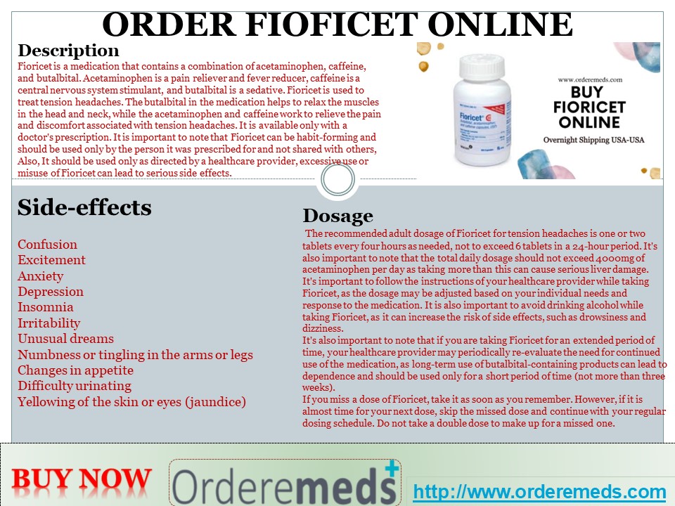 Fioricet Addiction: What You Need to Know
