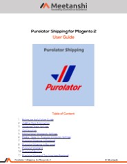 Magento 2 Purolator Shipping