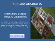 Architectural Designs: Using 3D Visualization