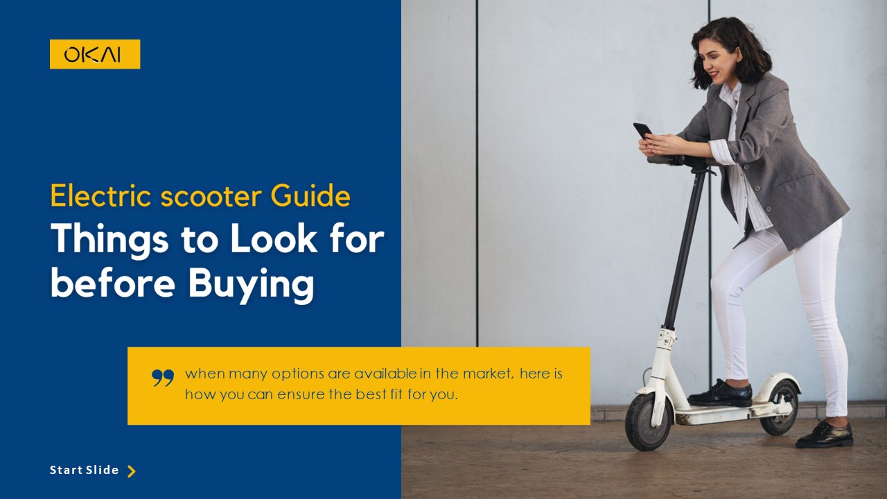 PPT Electric scooter Guide Things to look for before buying