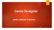 Game Designer - Arena Animation Tilak Road