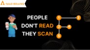 People Don't Read They scan