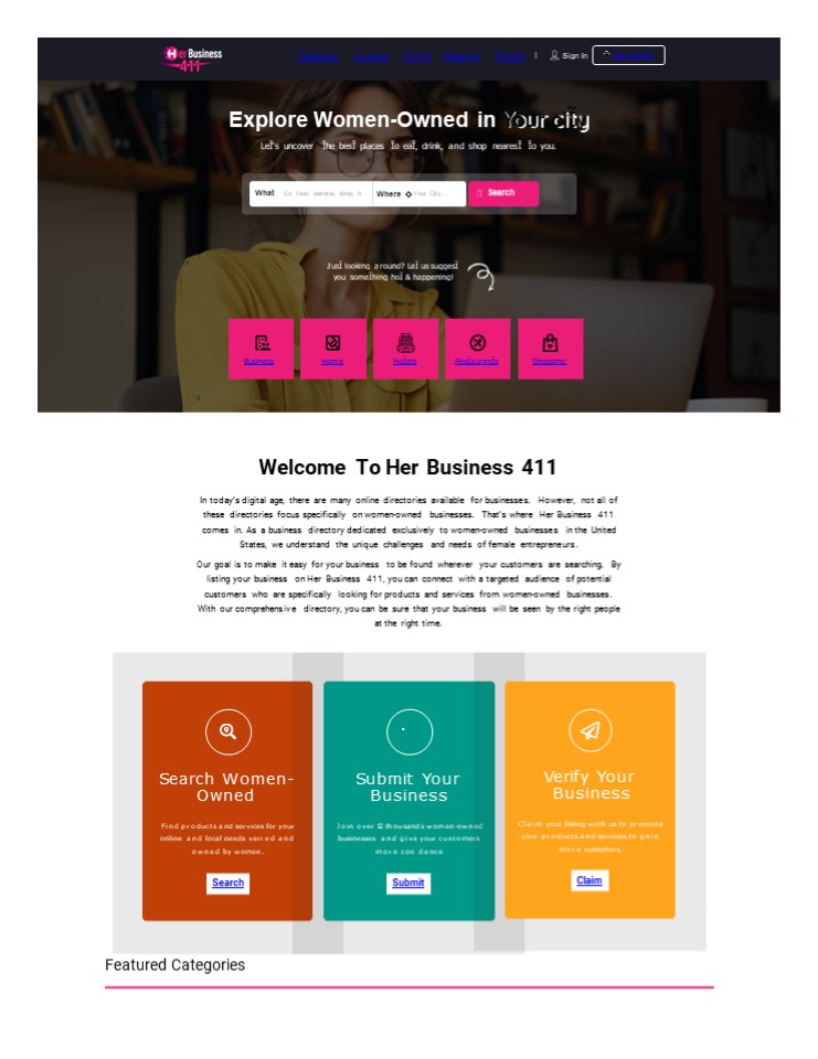 Women-Owned Businesses Directory - Her Business 411