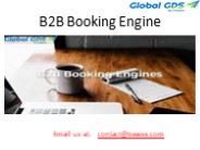 B2B Booking Engine