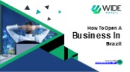 How To Open A Business In Brazil