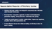 Reasons Behind Phase-Out of Third-Party Cookies