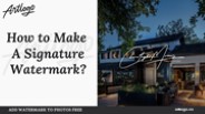 How to Make a Signature Watermark - Artlogo