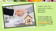 Here’s Why You Definitely Need a Property Manager