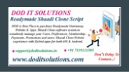 Shaadi PHP Readymade Clone System - DOD IT SOLUTIONS