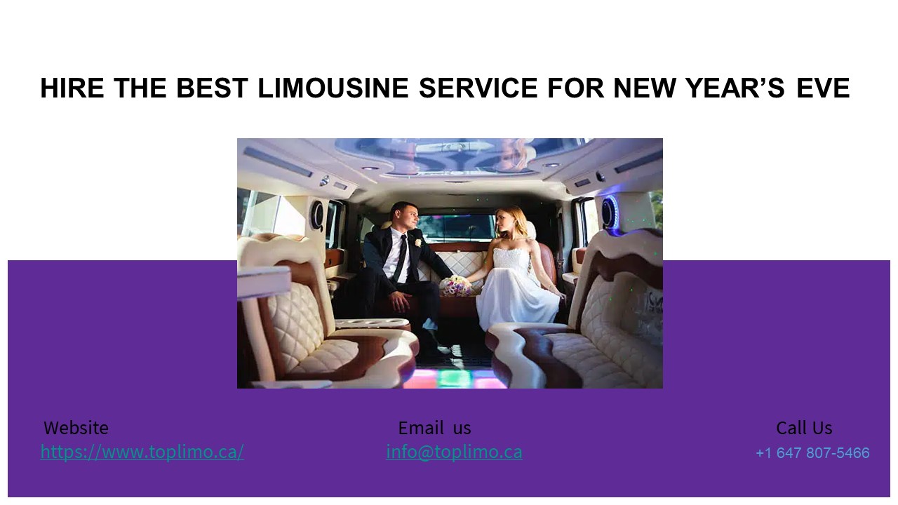 HIRE THE BEST LIMOUSINE SERVICE FOR NEW YEAR’S EVE