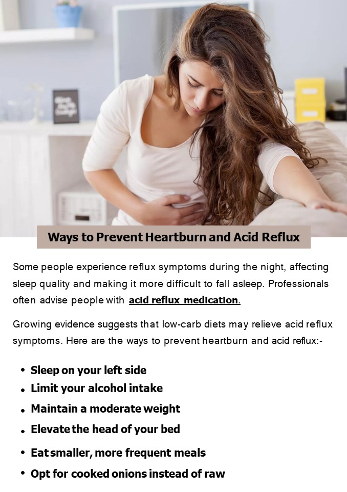 Ways to Prevent Heartburn and Acid Reflux