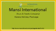 Kerala Holiday Package