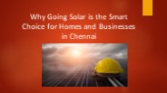 Solar Company in Chennai