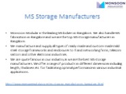 MS Storage Manufacturers in Bangalore-MS lockers