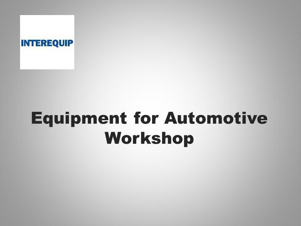 Automotive Equipment