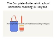 sainik school admission coaching in Haryana