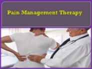 Pain Management Therapy