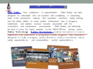 Construction Safety Management Program School