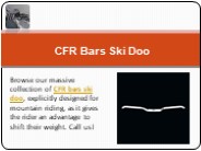 CFR Bars Ski Doo