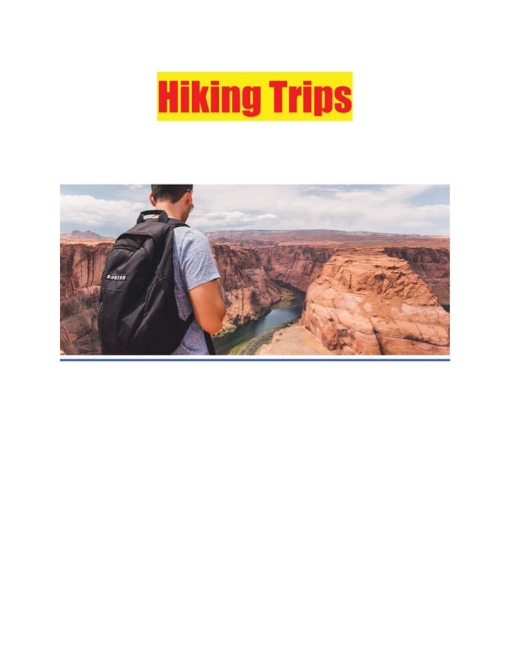 PPT Hiking Trips PowerPoint presentation free to download id