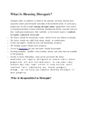 What Is Housing Disrepair?