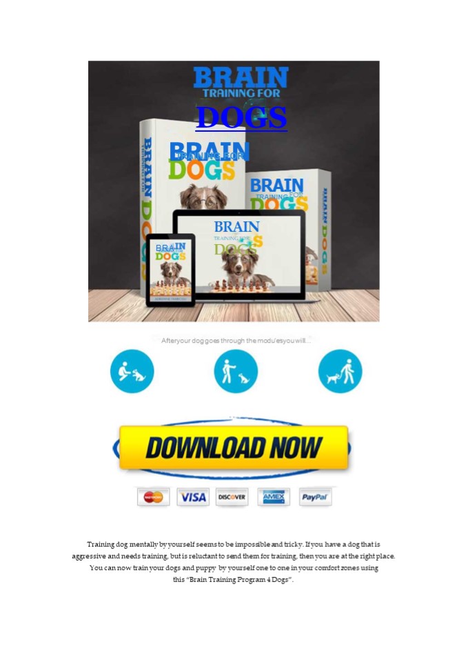 Brain Training For Dogs PDF Book (Adrienne Farricelli)